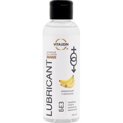  Интимный гель-смазка на водной основе VITA UDIN с ароматом банана 200 мл 