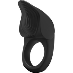  Черное эрекционное кольцо с вибрацией Vibrating Susanna 