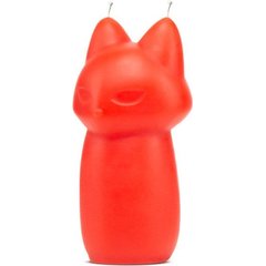  Красная БДСМ-свеча в форме злой кошки Fox Drip Candle 