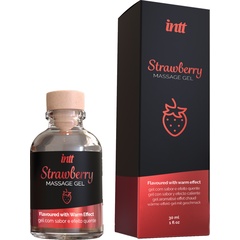  Массажный гель с ароматом клубники Strawberry 30 мл 