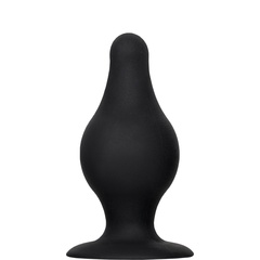  Черная анальная втулка Spade XS 6,5 см 