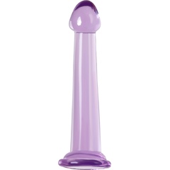  Фиолетовый фаллоимитатор Jelly Dildo M 18 см 