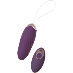  Фиолетовое виброяйцо с имитацией фрикций Bumpy 