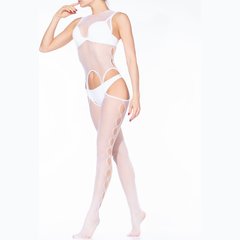  Сексуальное ажурное боди в мелкую сетку Secretto 