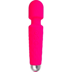  Розовый жезловый вибратор Peony 20,5 см 