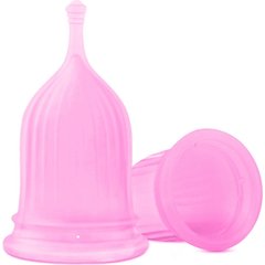  Розовая менструальная чаша HANNA 