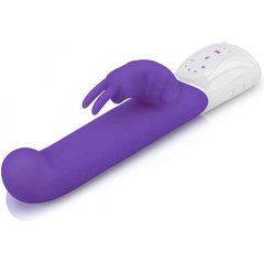  Фиолетовый вибромассажер для G-точки Come hither G-Spot Rabbit 24,5 см 