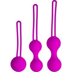 Набор лиловых вагинальных шариков Shrink Orbs 