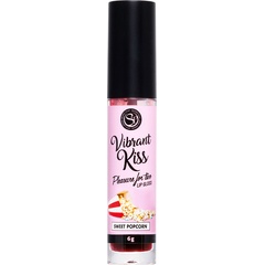  Бальзам для губ Lip Gloss Vibrant Kiss со вкусом попкорна 6 гр 
