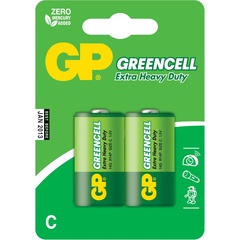  Батарейки солевые GP GreenCell C/R14G 2 шт 