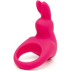  Розовое эрекционное виброкольцо Happy Rabbit Rechargeable Rabbit Cock Ring 