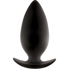 Большая чёрная анальная пробка Renegade Spades для ношения 10,1 см 
