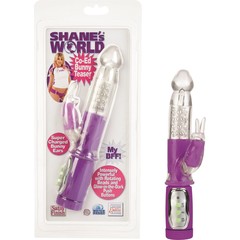  Мощный фиолетовый вибратор с маленькими шариками Shanes World 14 см 