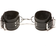  Кожаные оковы для рук с мехом внутри 