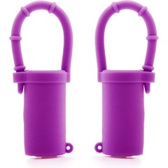  Фиолетовые вибростимуляторы для груди 