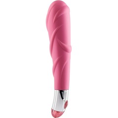  Розовый вибратор Lovely Vibes Laced 18,5 см 
