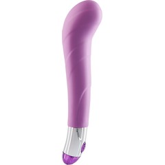  Фиолетовый вибратор Lovely Vibes G-spot 20 см 