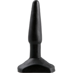  Черный анальный стимулятор Small Anal Plug 12 см 