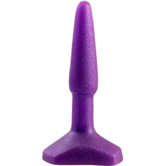  Фиолетовый анальный стимулятор Small Anal Plug Purple 12 см 