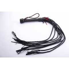  Чёрная кожаная плеть с 9 хвостами 