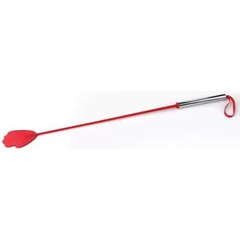  Красный стек с металлической хромированной ручкой 62 см 