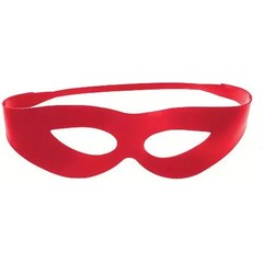  Красная маска на глаза с прорезями для глаз 