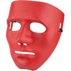  Красная маска из пластика 