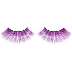  Фиолетовые пушистые ресницы 
