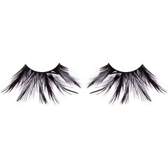  Черные накладные ресницы из перьев 