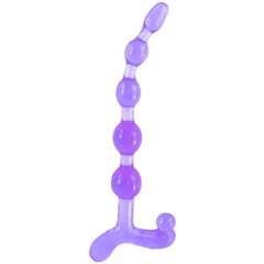  Фиолетовый анальный стимулятор 22 см 