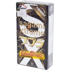  Суженные к основанию презервативы Sagami Xtreme Cobra 10 шт 