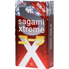  Ароматизированные презервативы Sagami Xtreme Cola 10 шт 