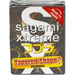  Суженные к основанию презервативы Sagami Xtreme Cobra 3 шт 