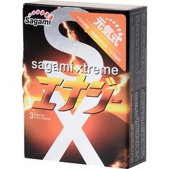  Презервативы Sagami Xtreme Energy с ароматом энергетика 3 шт 