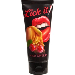  Съедобная смазка Lick It со вкусом вишни 100 мл 