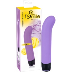  Фиолетовый вибратор G-точки Smile Genius 20 см 