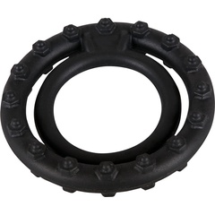 Чёрное кольцо для пениса Steely Cockring 