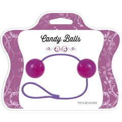  Пурпурные вагинальные шарики PALLINE CANDY BALLS PURPLE 