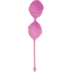  Розовые вагинальные шарики DELIGHT PUSSY LICHEE SILICONE 