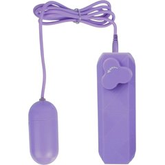  Фиолетовое виброяйцо с пультом управления на проводе 