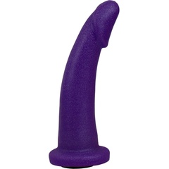  Фиолетовая гладкая изогнутая насадка-плаг 14,7 см 