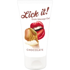  Лубрикант на водной основе Lick it! Chocolate с ароматом шоколада 50 мл 