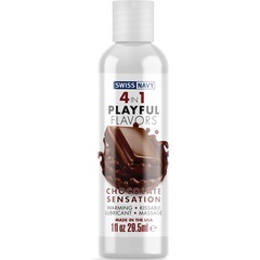  Массажный гель 4-в-1 Chocolate Sensation с ароматом шоколада 29,5 мл 