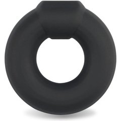  Черное эрекционное кольцо Ultra Soft Platinum Cure Silicone Cockring 