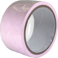  Розовый скотч для связывания Bondage Tape 15 м 