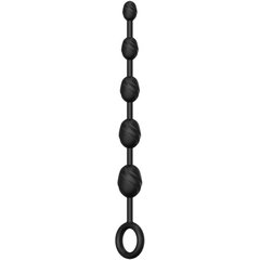  Черная анальная цепочка №03 Anal Chain 30 см 