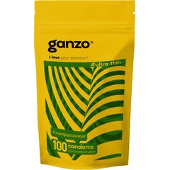 Ультратонкие презервативы Ganzo Ultra thin 100 шт 