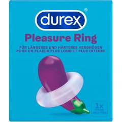  Прозрачное эрекционное кольцо Durex Pleasure Ring 