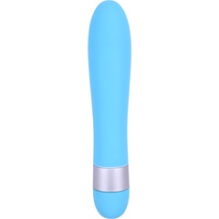  Голубой классический вибратор Precious Passion Vibrator 17 см 