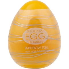  Мастурбатор-яйцо OYO Rainbow Yellow FFF 